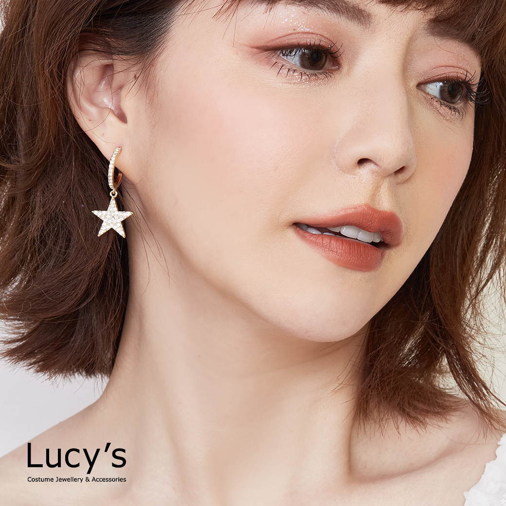 璀璨星星 耳環 (二色) (125346/125347)