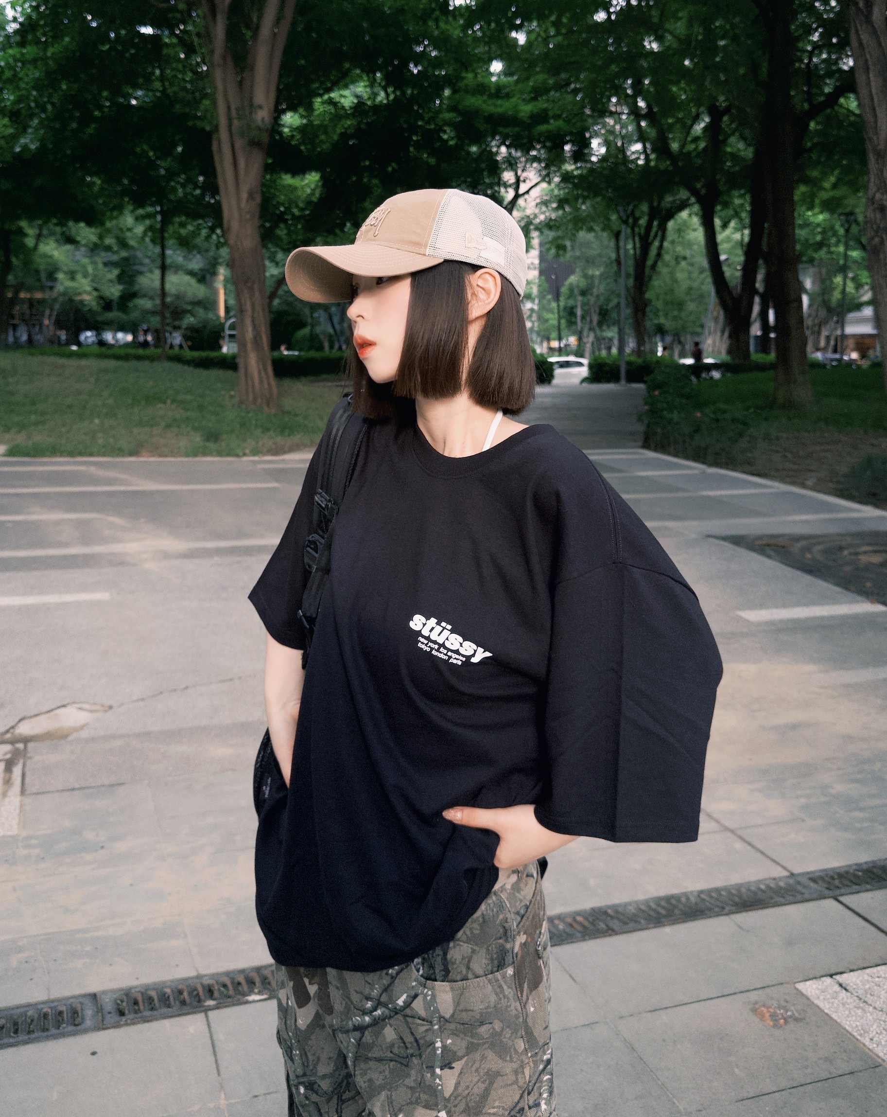 STUSSY ROLLERS TEE 背後 彩色 骰子 字體 LOGO 短T