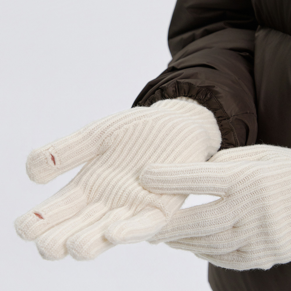 COZY Knit Gloves - IVORY