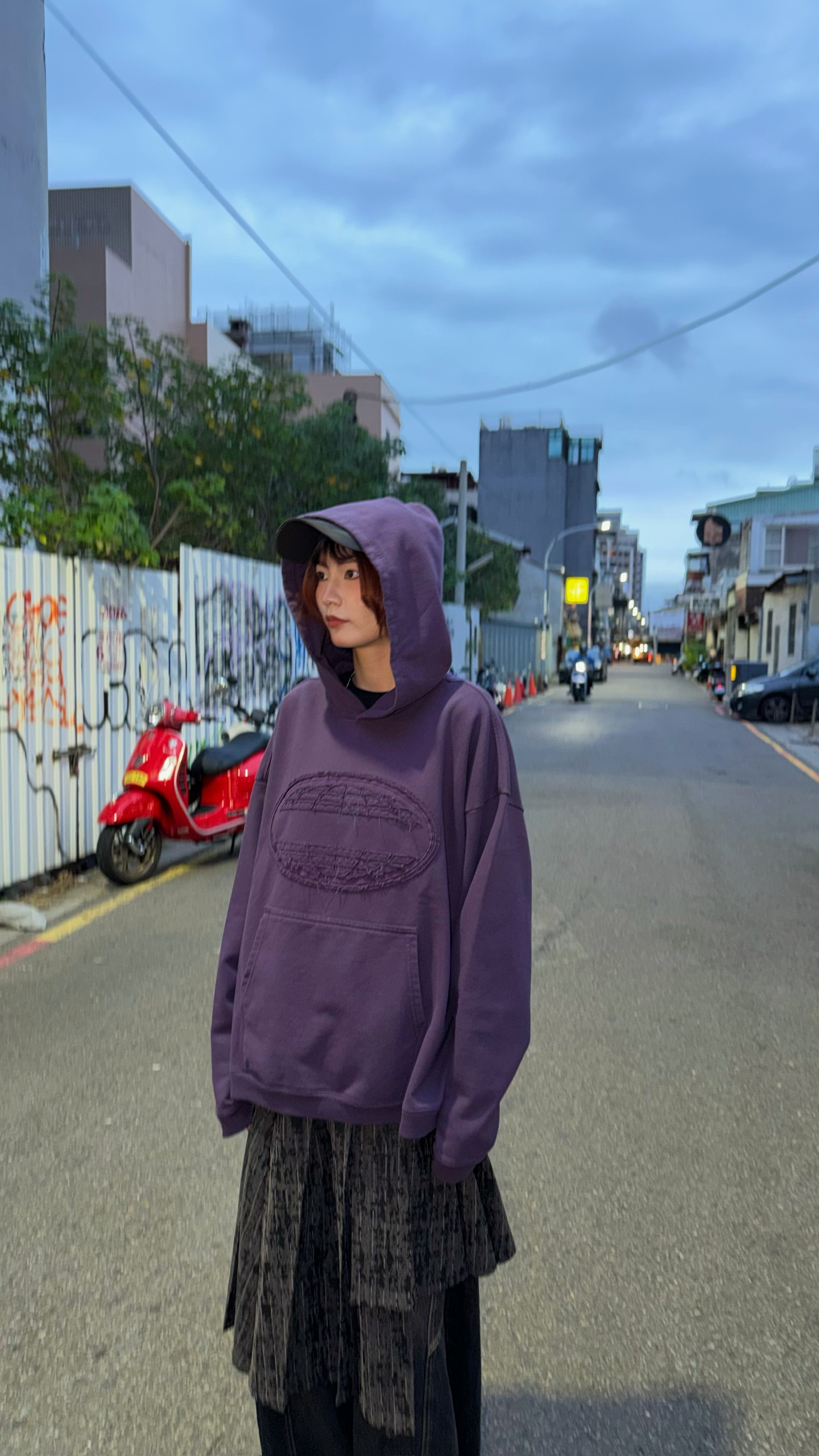 Paragraph 解構厚磅帽Tee