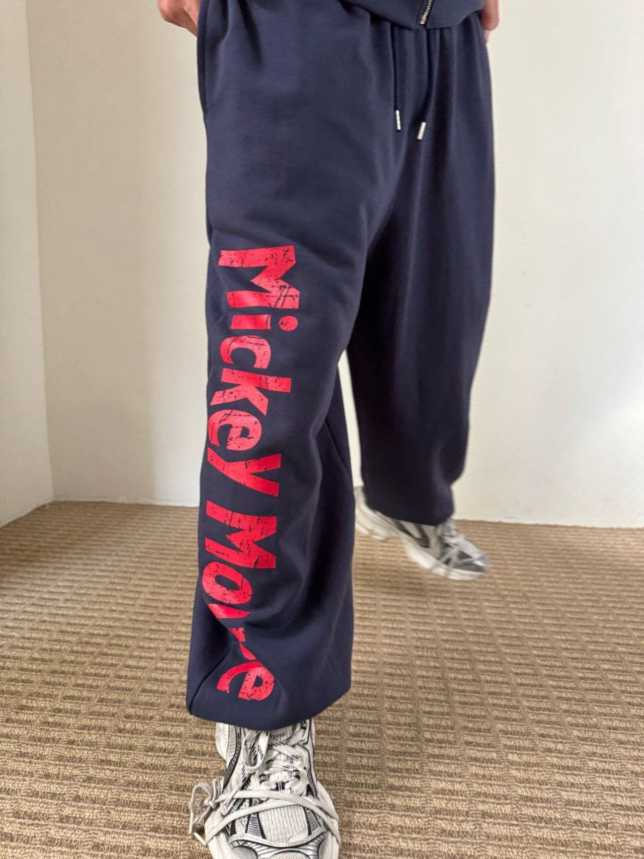 英文字束腳運動褲 Votus-175P