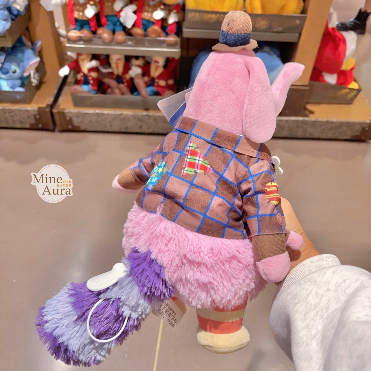 腦筋急轉彎 Inside Out 小彬彬 Bing Bong 大象 娃娃 玩偶 -上海迪士尼樂園