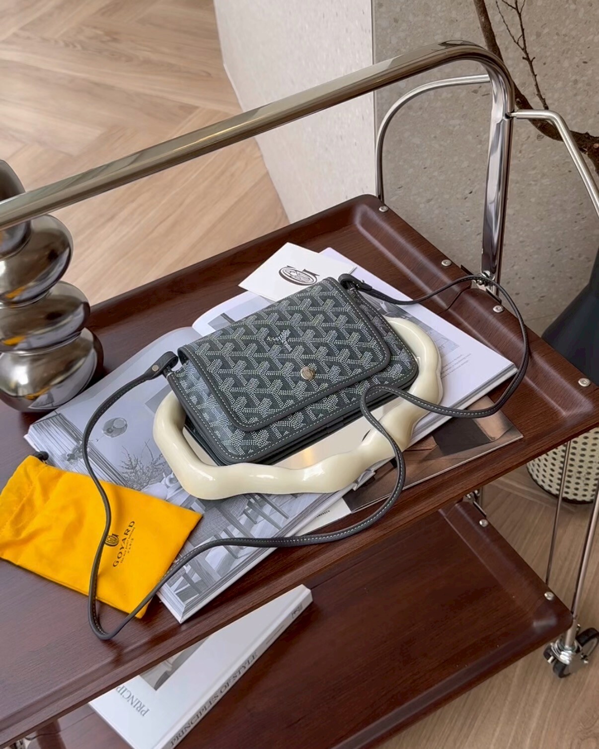 GOYARD｜PLUMET 小號信封包 灰色