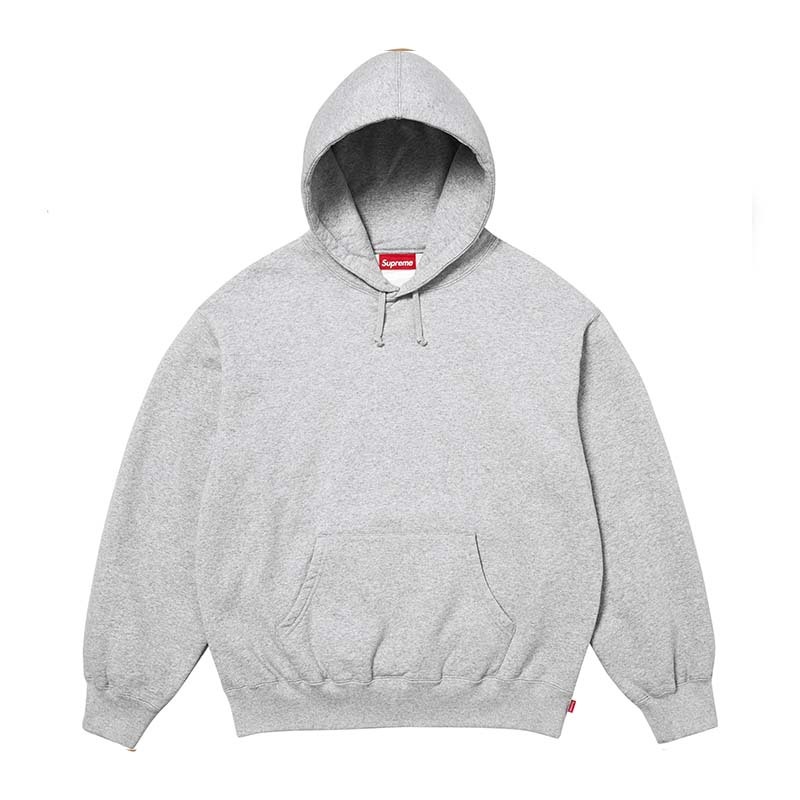 Supreme Satin Appliqué Hooded Sweatshirt 灰色 連帽 帽踢 長袖 SUP-553 [台灣現貨]
