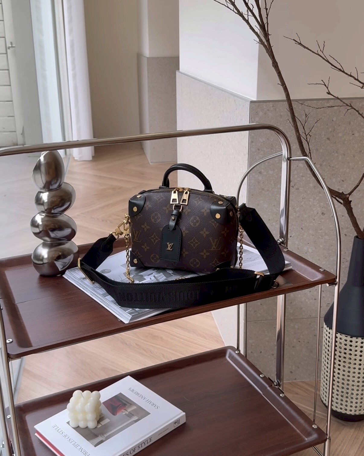 LV｜PETITE MALLE AOUPLE 軟盒子包 棕色老花 M45571