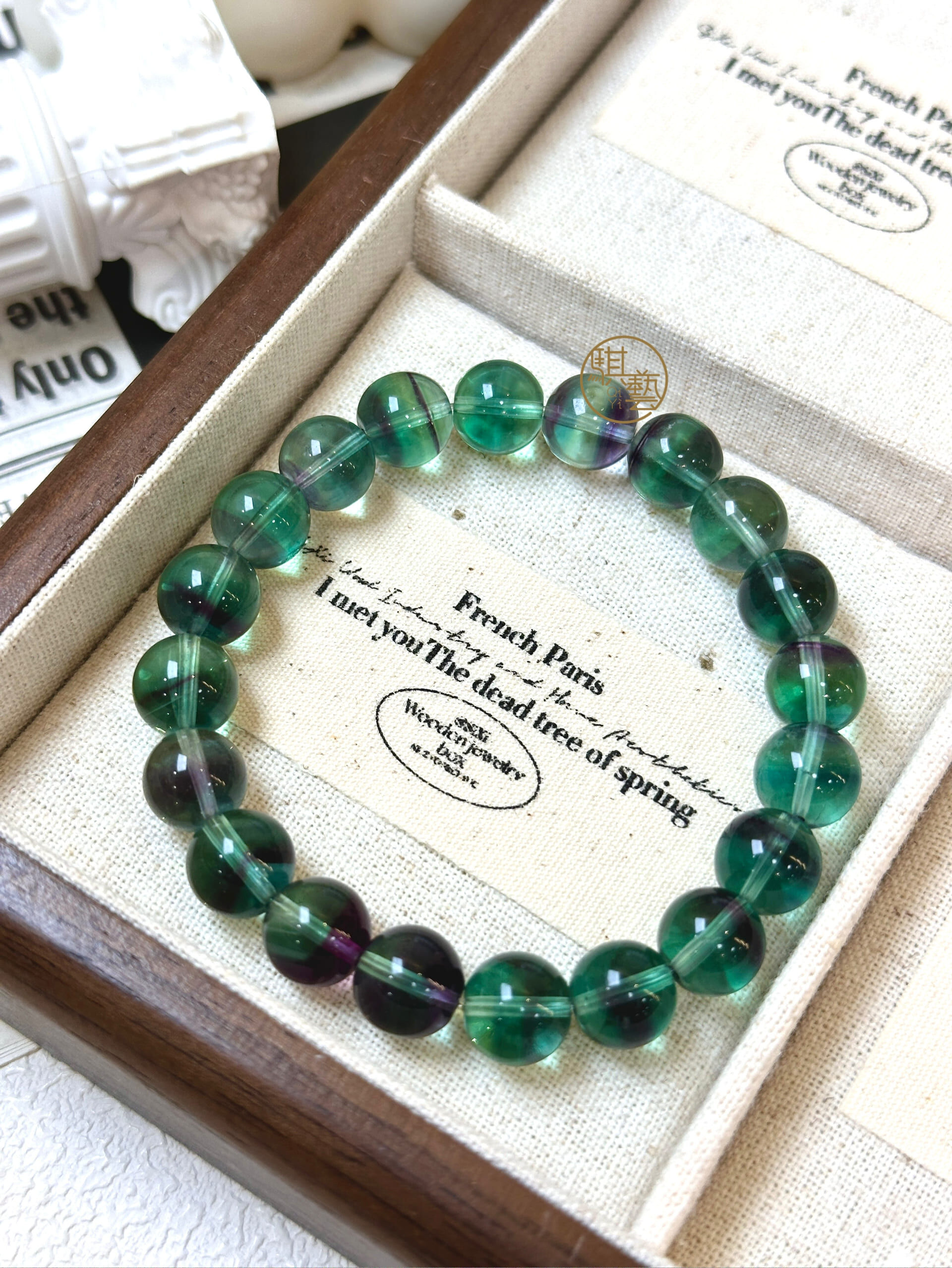 彩螢石手串｜智慧清明・思緒平衡之石