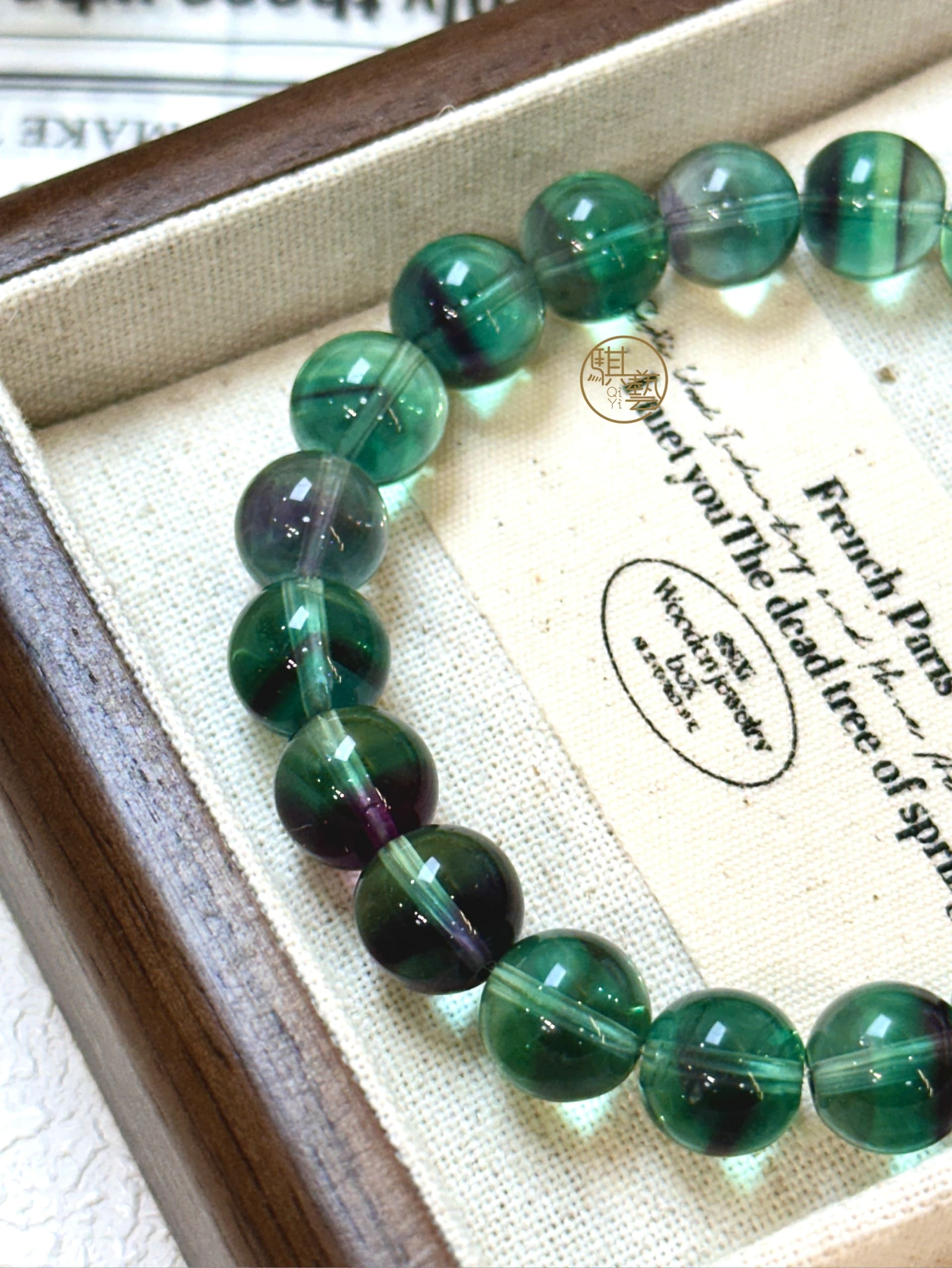 彩螢石手串｜智慧清明・思緒平衡之石