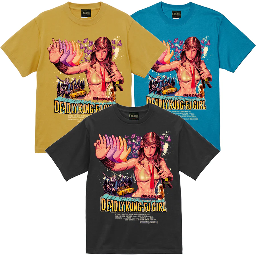 EROSTIKA "DEADLY KUNG-FU GIRL" T-SHIRT