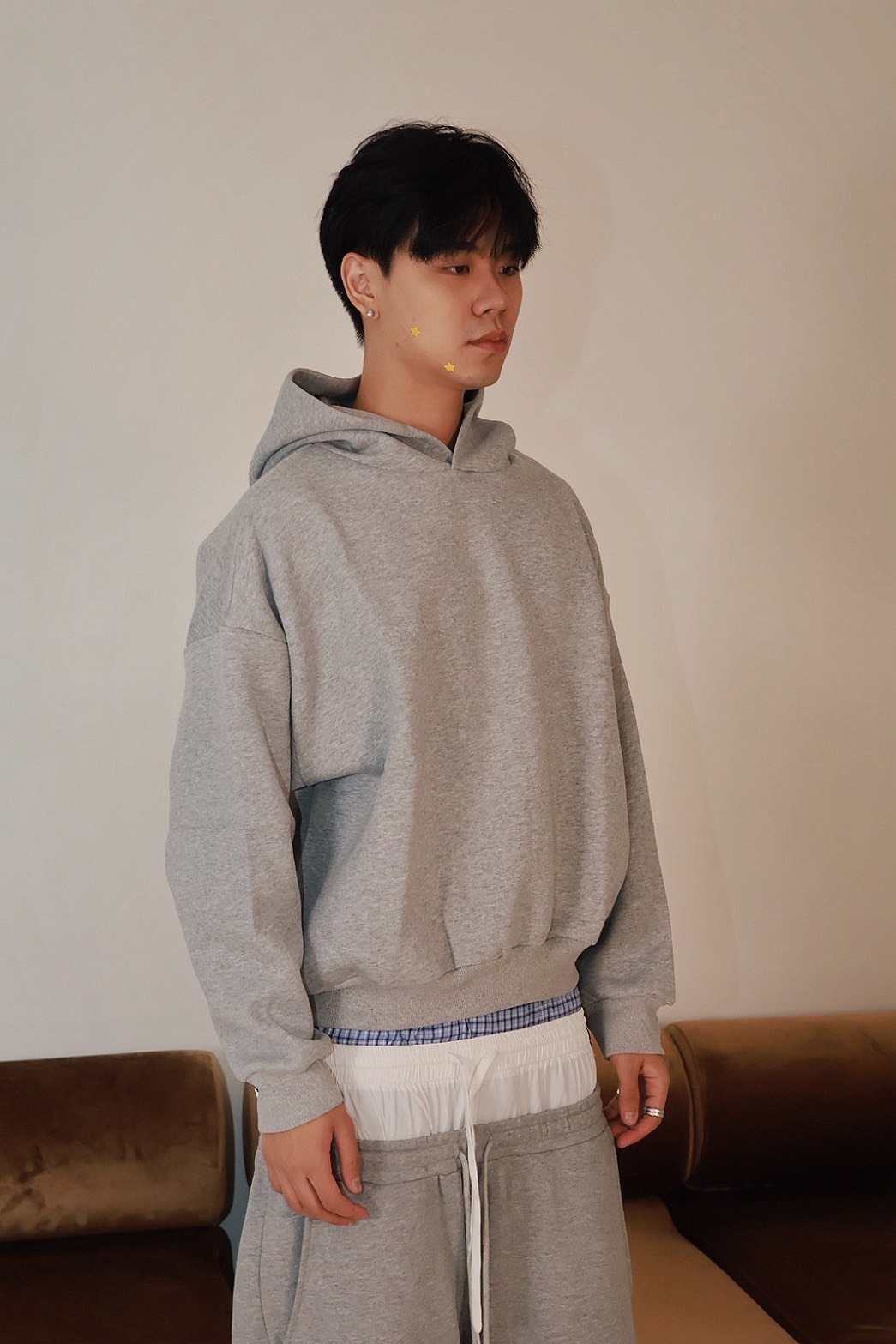 重磅 寬鬆 BOXY 百搭 棉質 #帽T