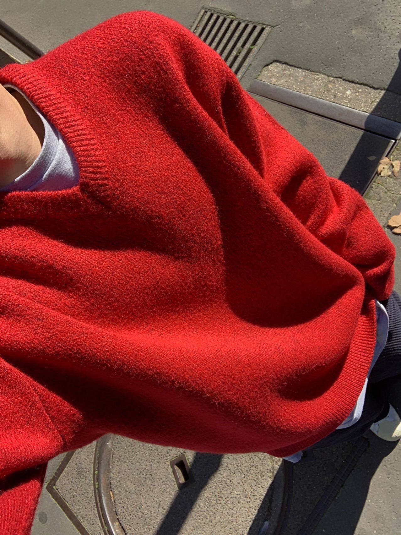 淨色V領針織衫 OREO-128T