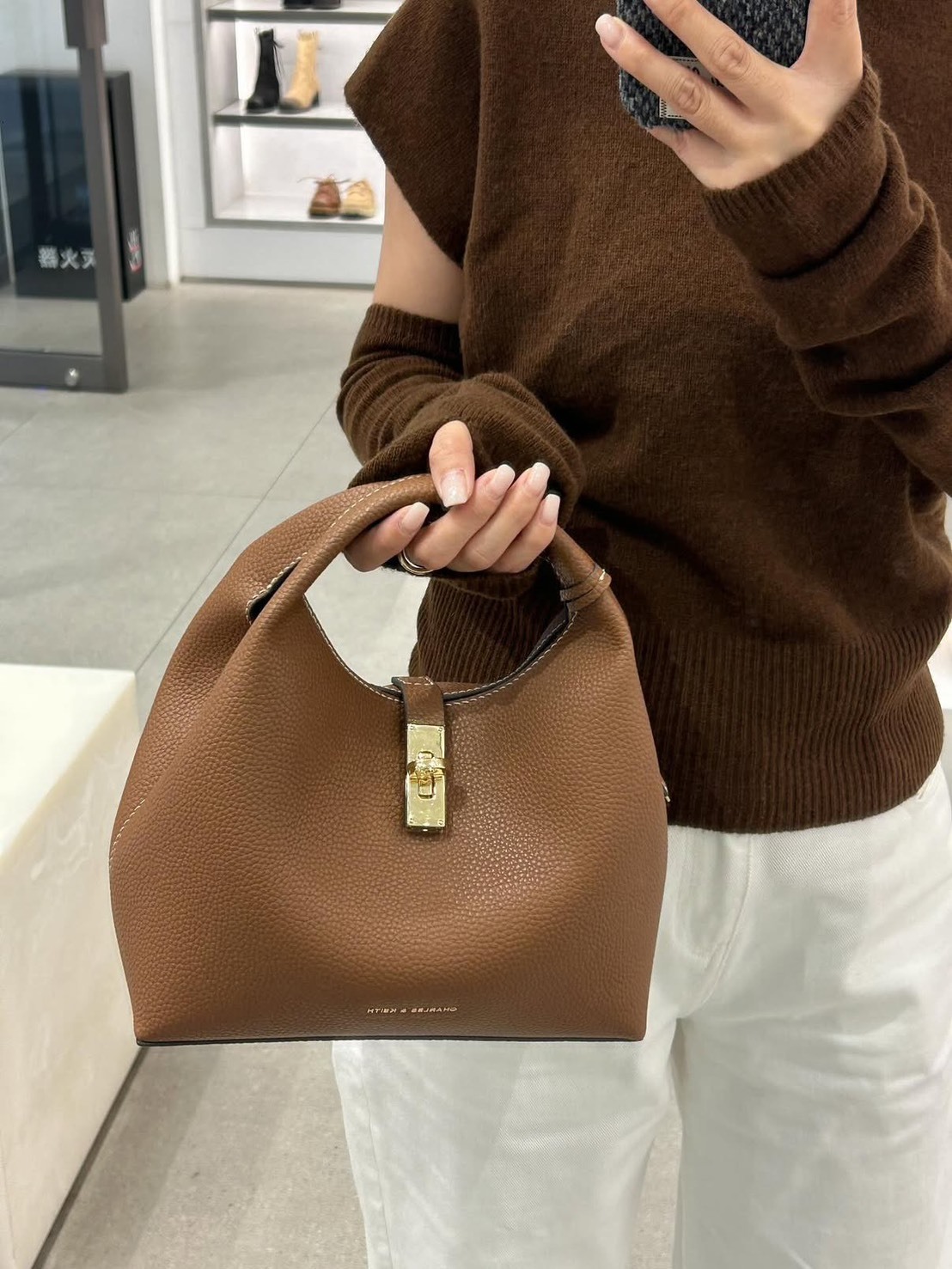 <秋冬新款> CHARLES & KEITH 小CK 飯盒包