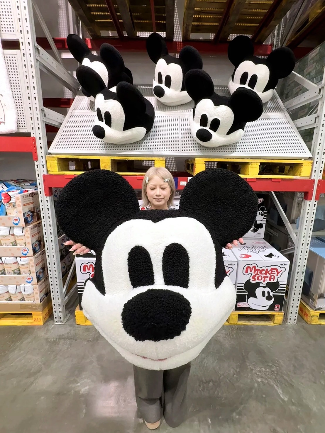 <正版發售> DISNEY 迪士尼 米奇頭 沙發