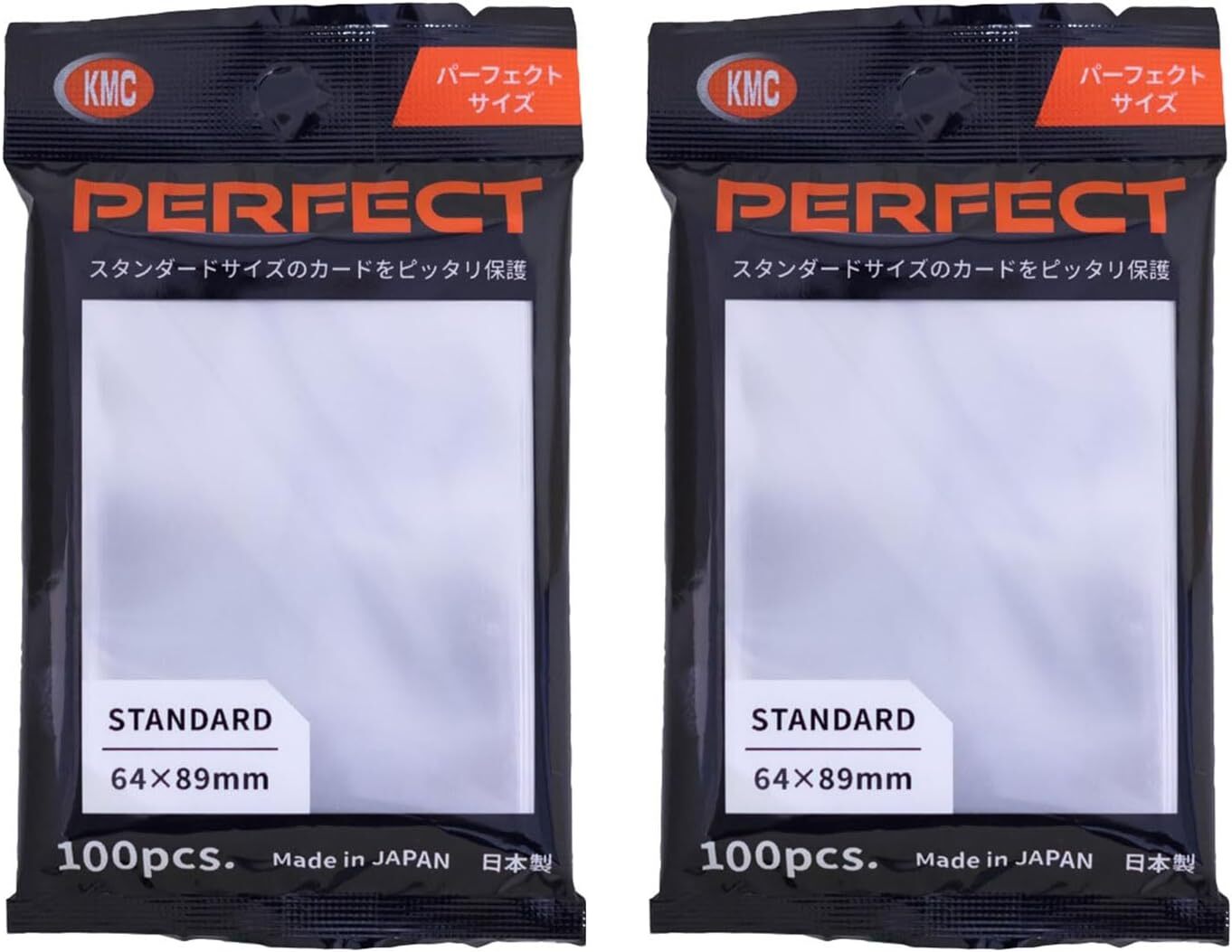 日本製 KMC - Standard Size Perfect (100pcs) 64mm x 89mm