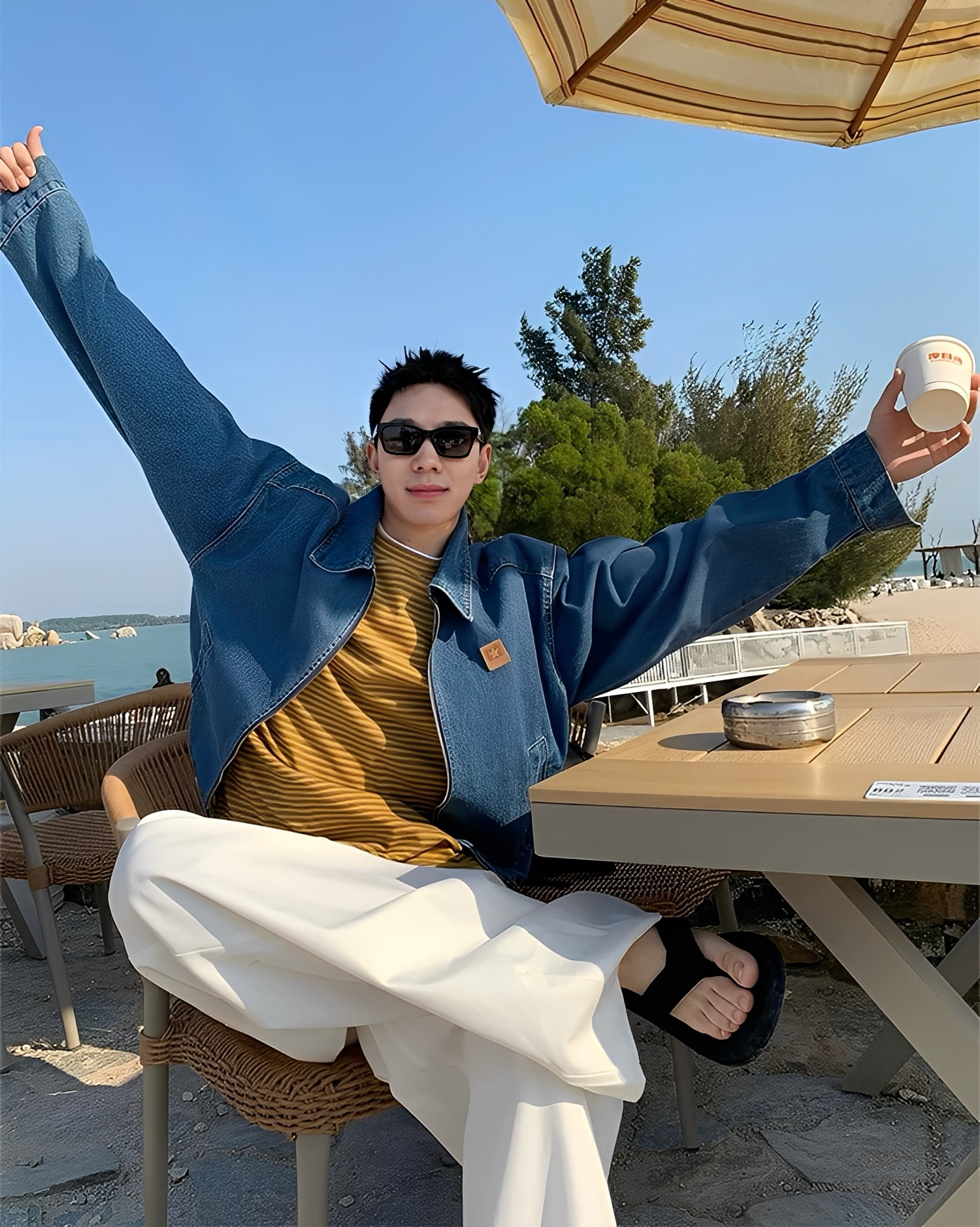 BOXY 美式 復古 寬短 牛仔 外套