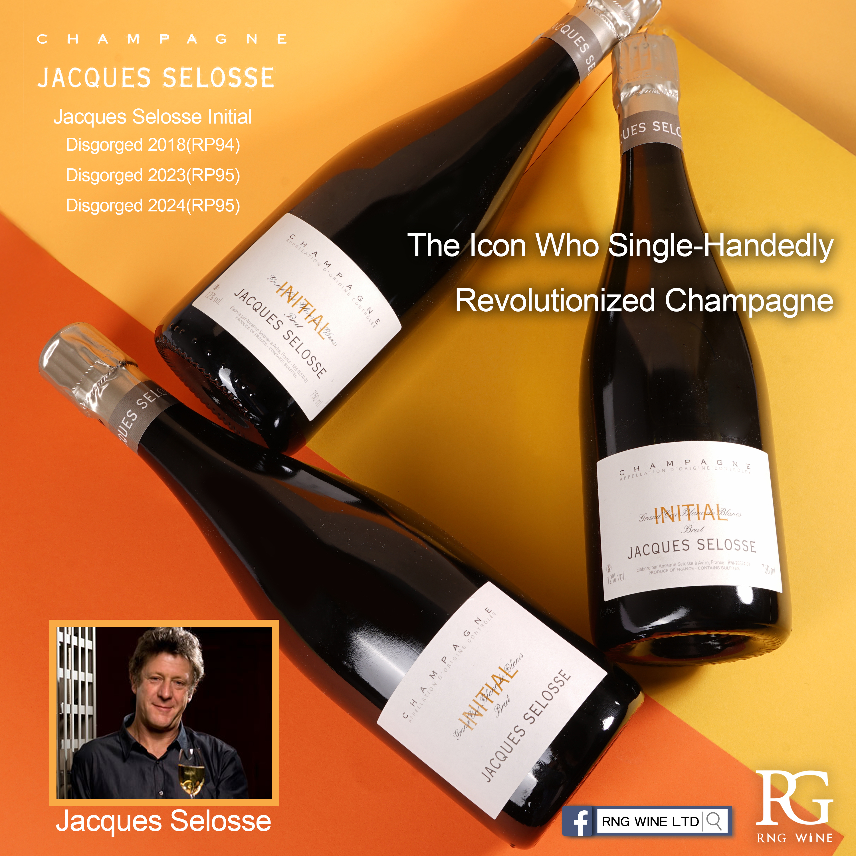 Jacques Selosse Blanc de Blancs Grand Cru Initial (RP94) (Disgorged 2018)