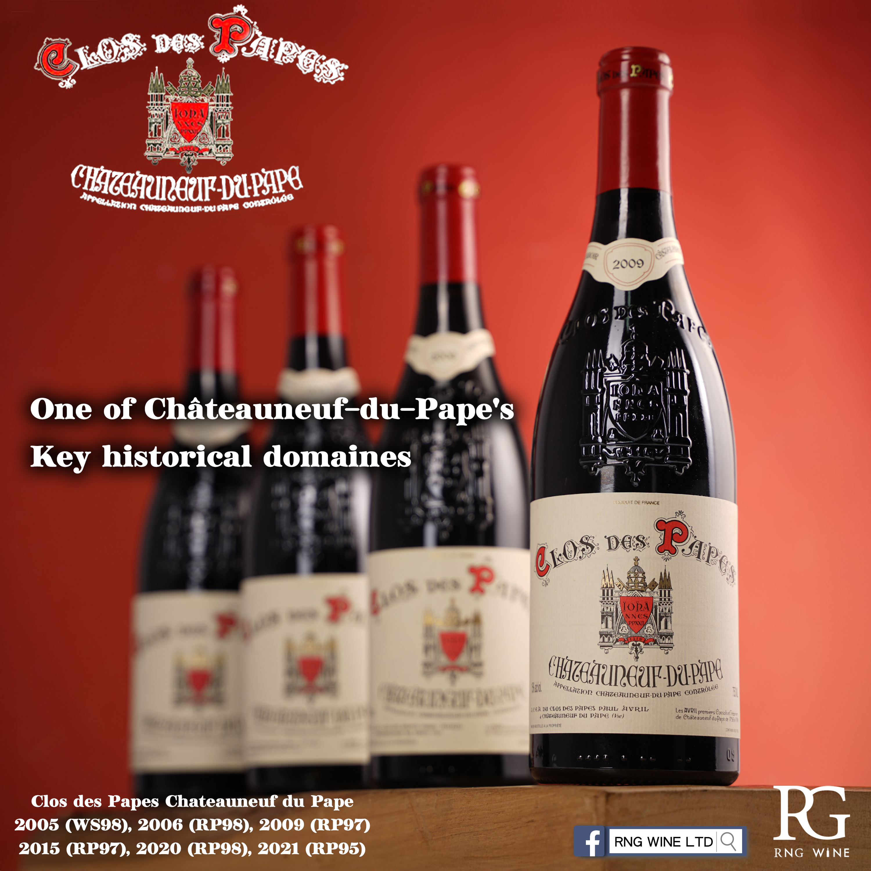 Clos des Papes Chateauneuf du Pape 2015 (RP97)