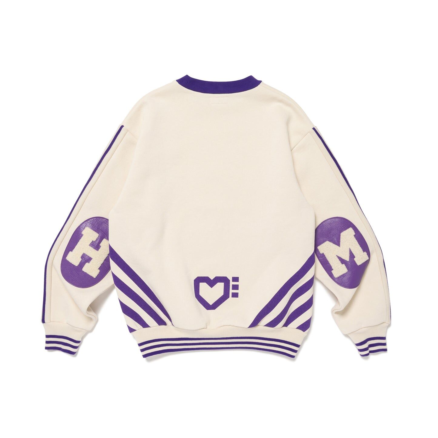 2025AW HUMAN MADE ELBOW PATCH SWEATSHIRT LOGO 長袖 大學T 現貨 HM30CS005