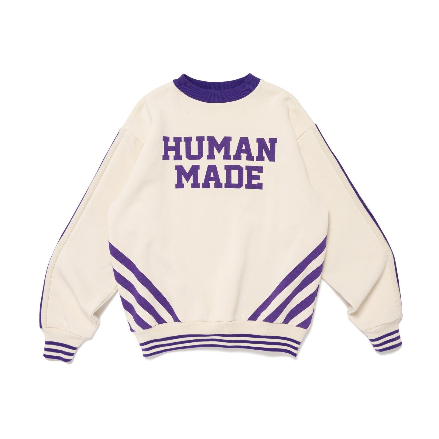 2025AW HUMAN MADE ELBOW PATCH SWEATSHIRT LOGO 長袖 大學T 現貨 HM30CS005