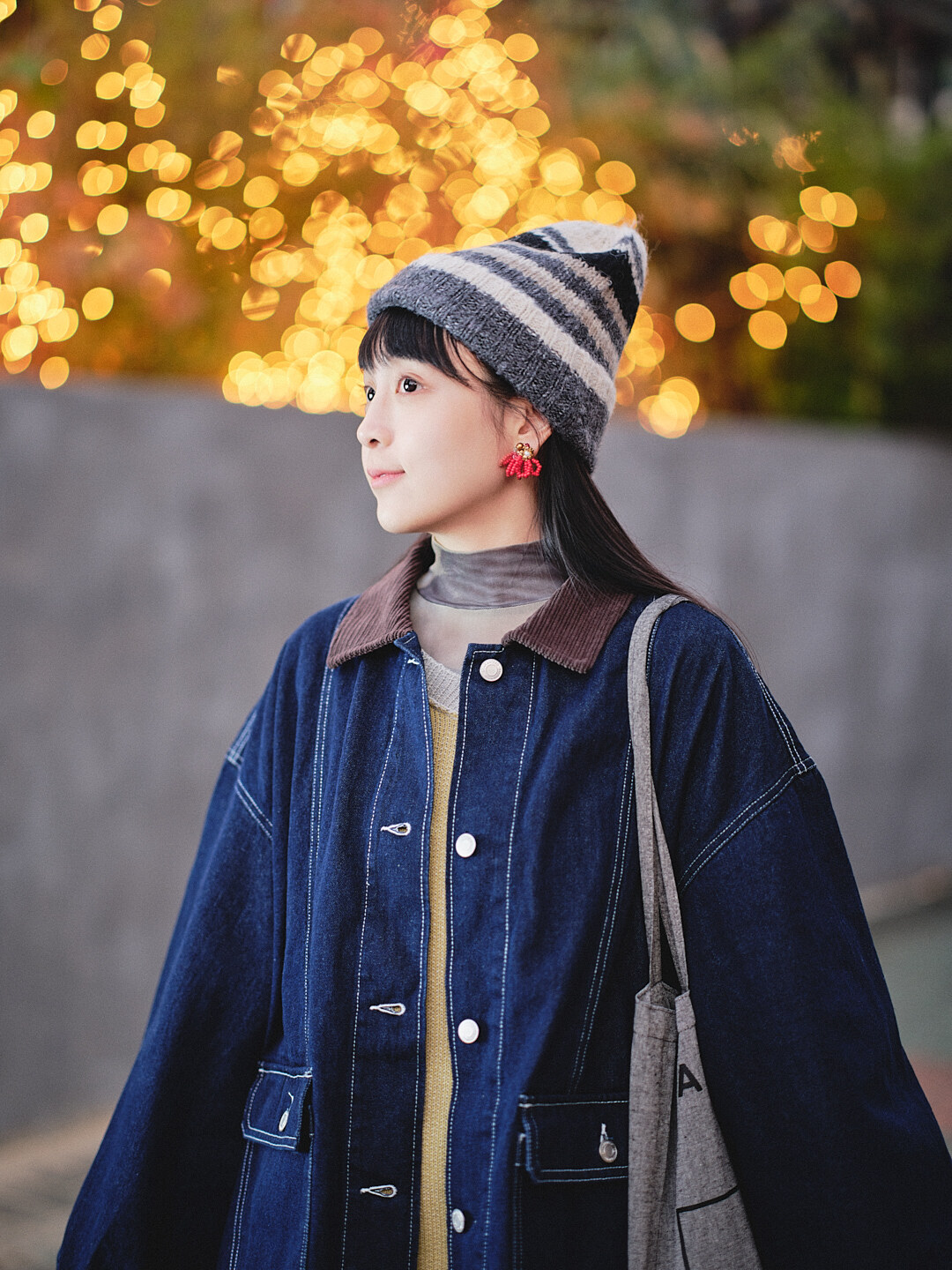 (限量)時空航行記！丹寧燈芯絨領夾克(兩色-海軍藍)