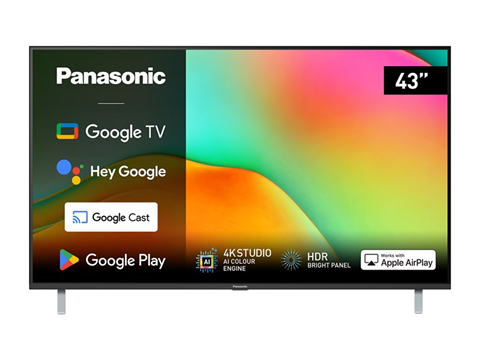 樂聲 Panasonic   TN-43W70BGH‧43吋 4K LED Google 智能電視 智能電視‧香港行貨,原廠5年(包屏幕)全機保養‧