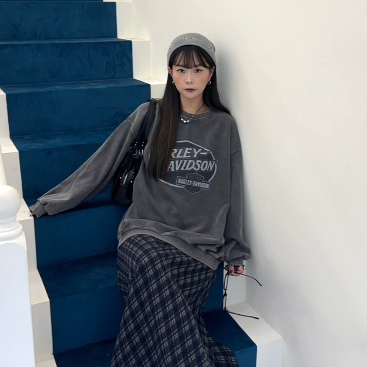 Mr.戴維森 水洗做舊大學踢