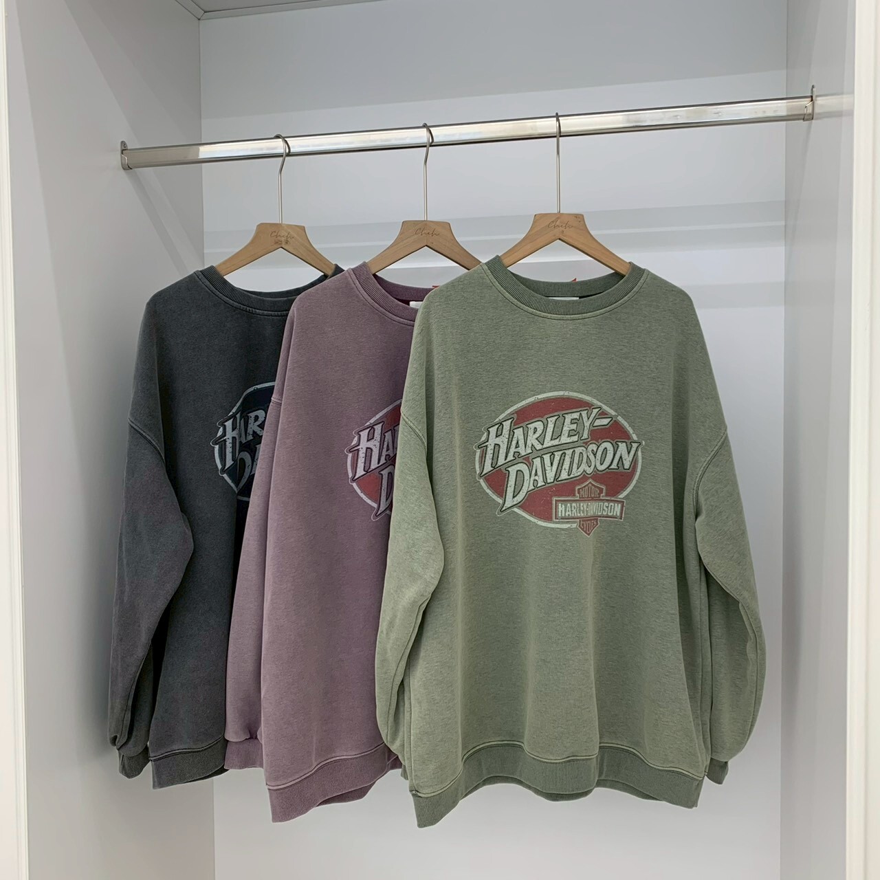 Mr.戴維森 水洗做舊大學踢