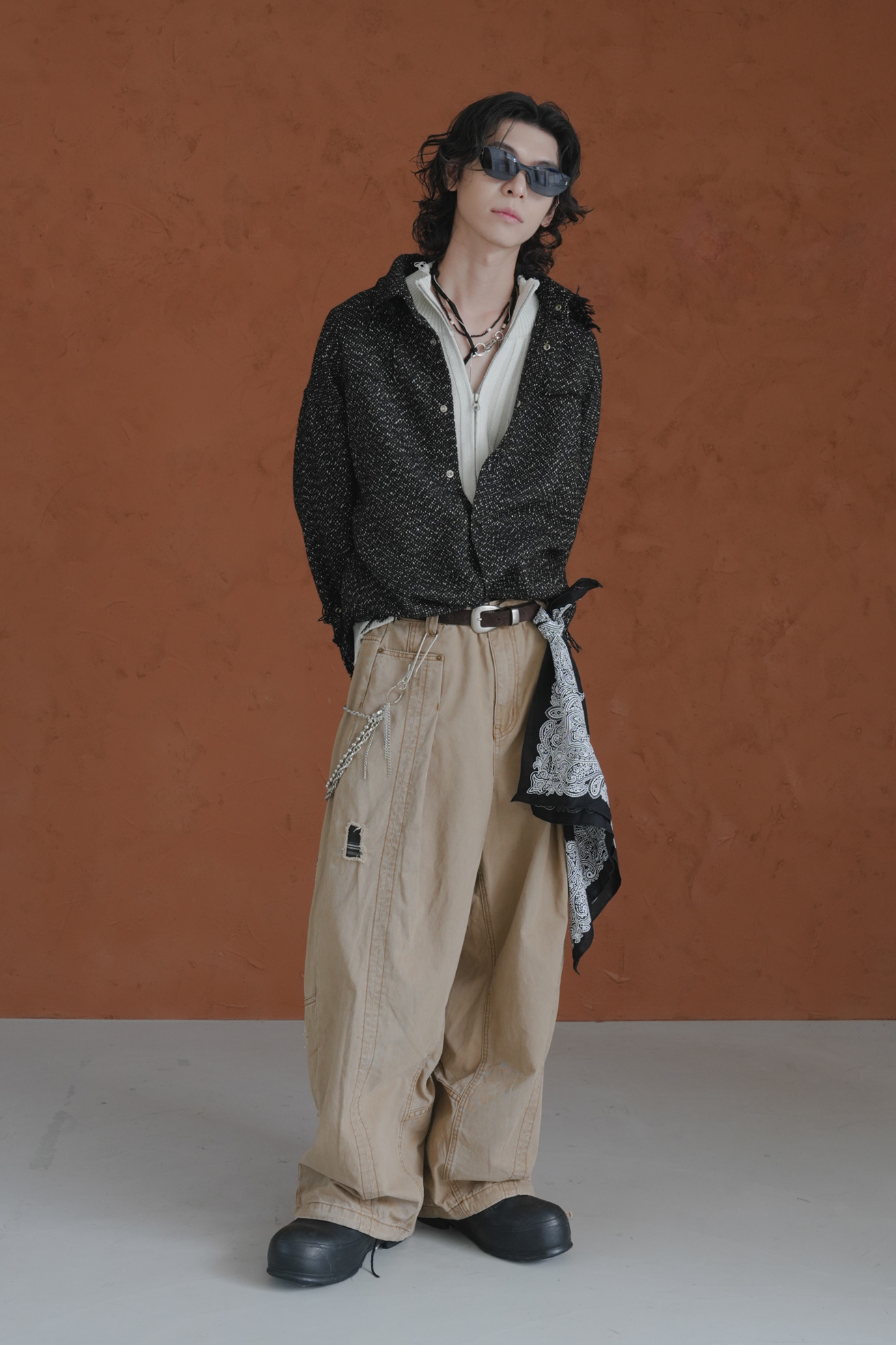 René Tweed Wool Shirt Jacket #襯衫