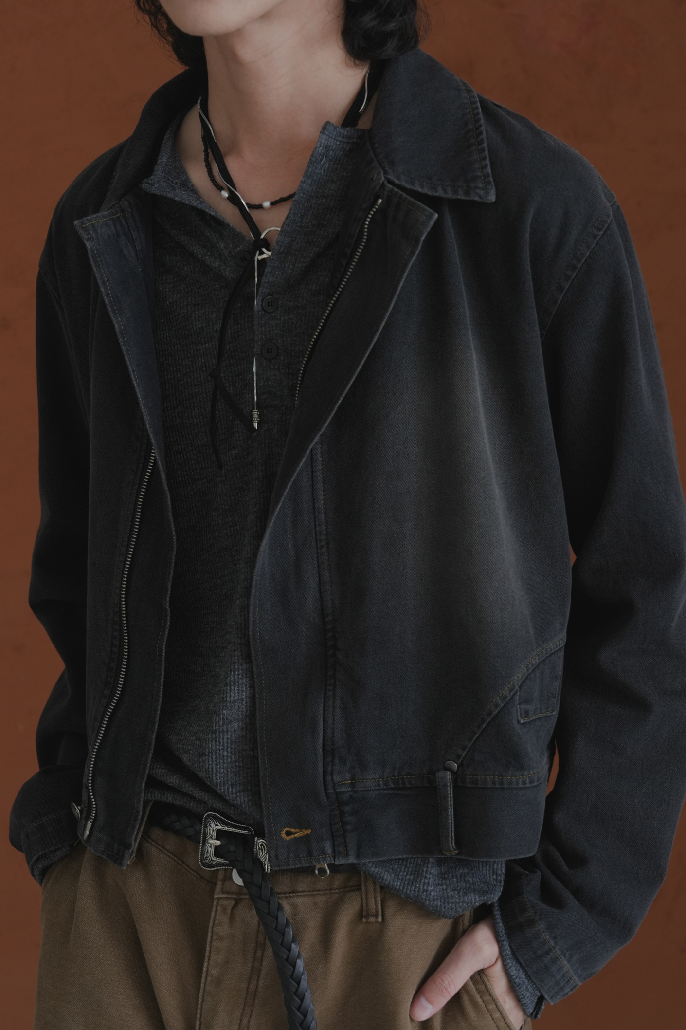 Reverse Denim Jacket #外套