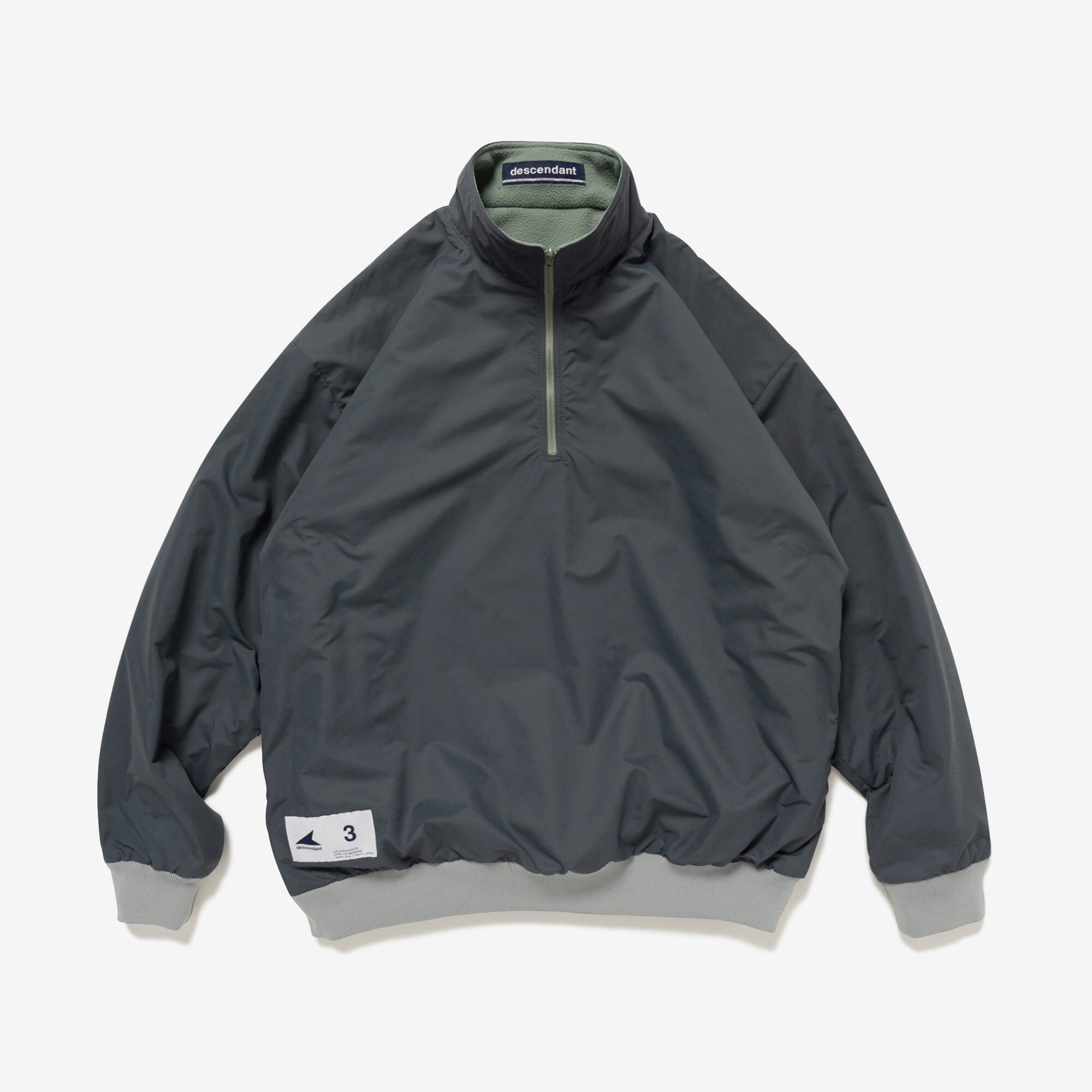 2025AW DESCENDANT TIDE HALFZIP JACKET 雙面穿 半拉鍊 長袖 夾克 外套 現貨 252TQDS-JKM01