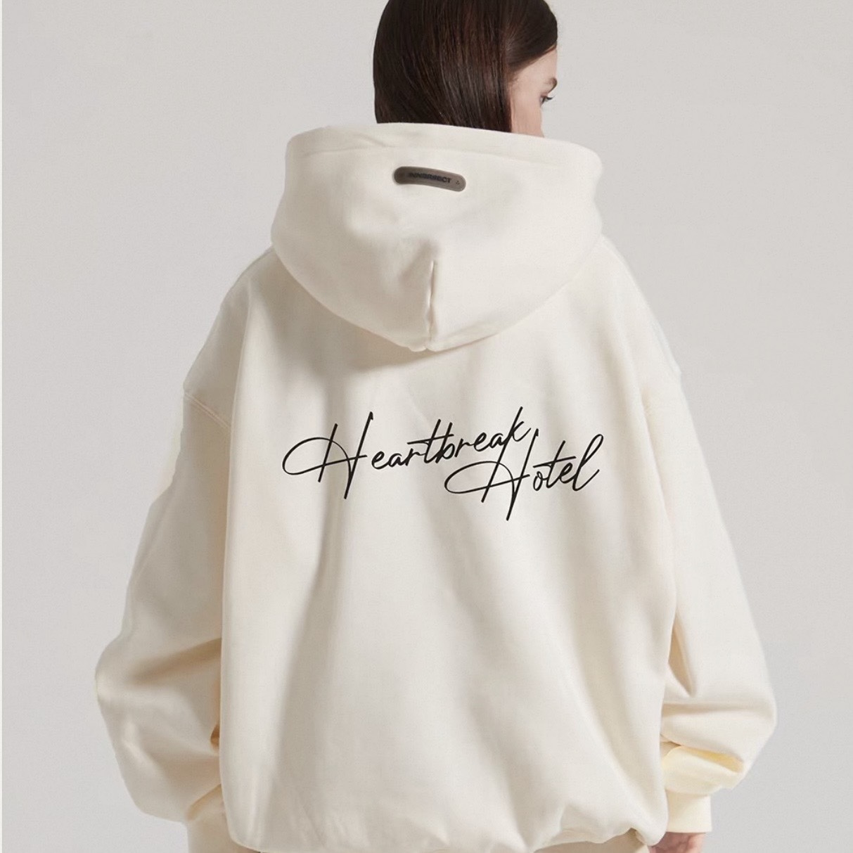 INNERSECT 三生萬物 藍色小愛心 帽T 連帽衛衣 寬鬆 休閒 INN24FWTHD247