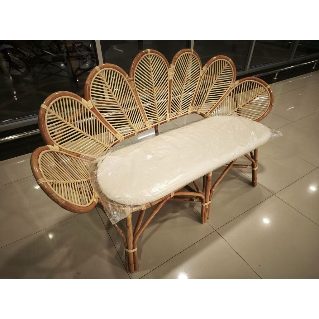 [The Rattan House]Sunrise Manao Rattan Sofa/ Rattan Living Room Sofa/ Rattan 2 Seater Sofa / Kerusi