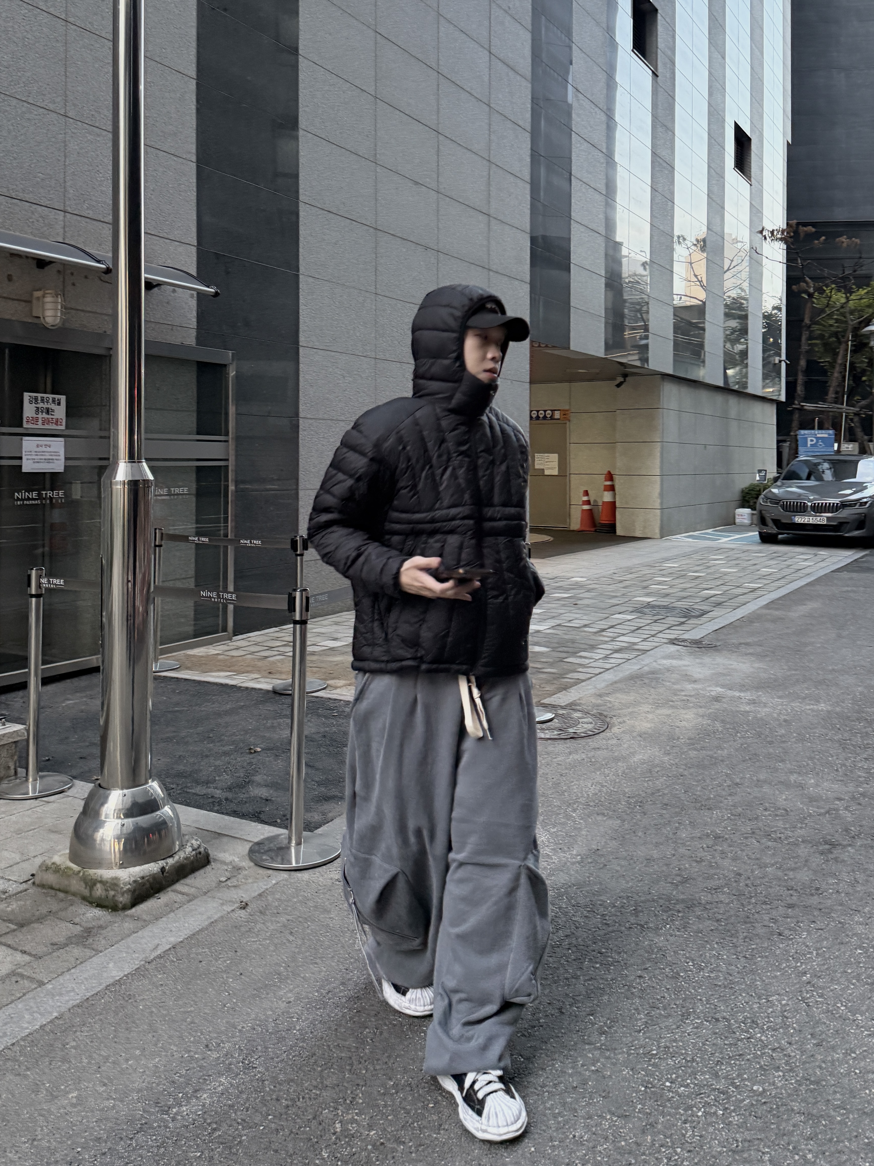 雙口袋 重磅 寬鬆 刷毛 棉褲（部分現貨）