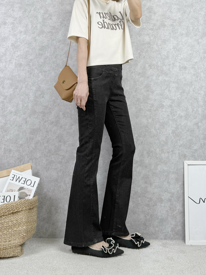 韓系大人感喇叭剪裁比例神褲 ⚡️搶現貨⚡️