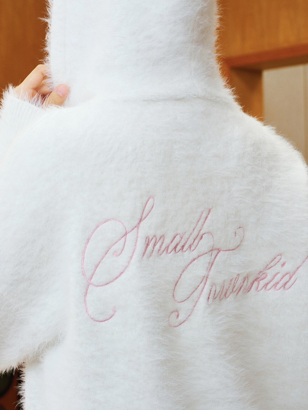 STK SmallTownKid 貓耳 親膚毛絨 連帽外套