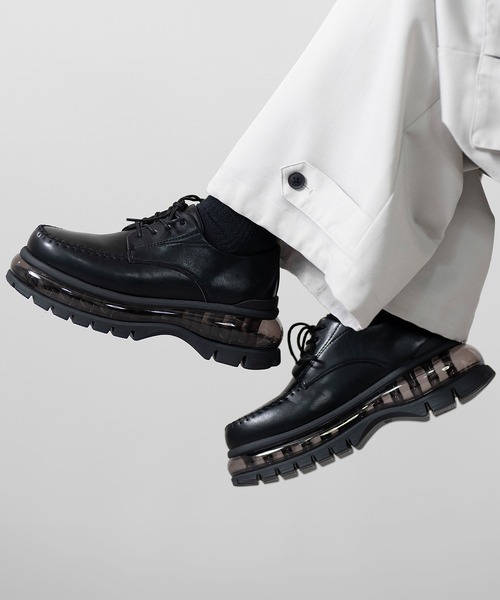 <日本只接4天!!>日本 CLEL 氣墊 厚底 樂福鞋 德比鞋 黑色 兩款