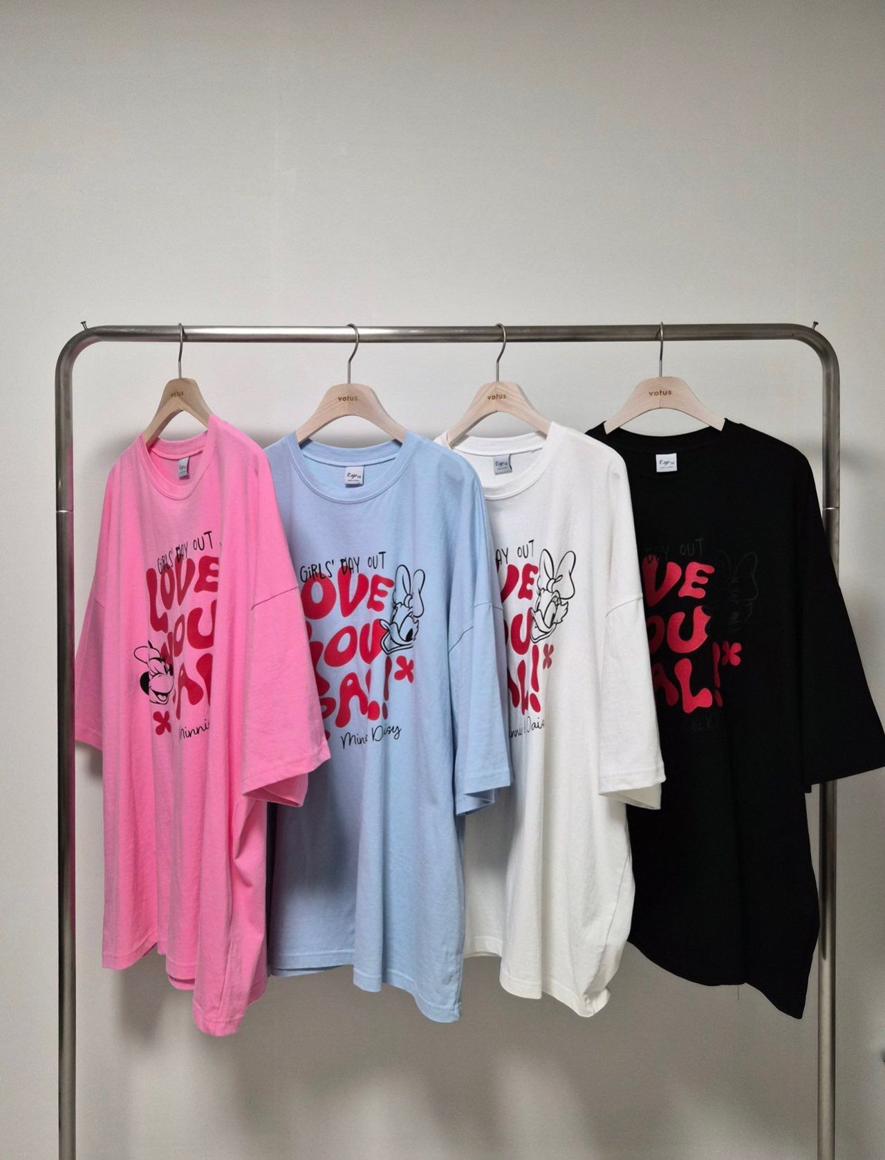 卡通圖案英文字短袖Tee Votus-192T