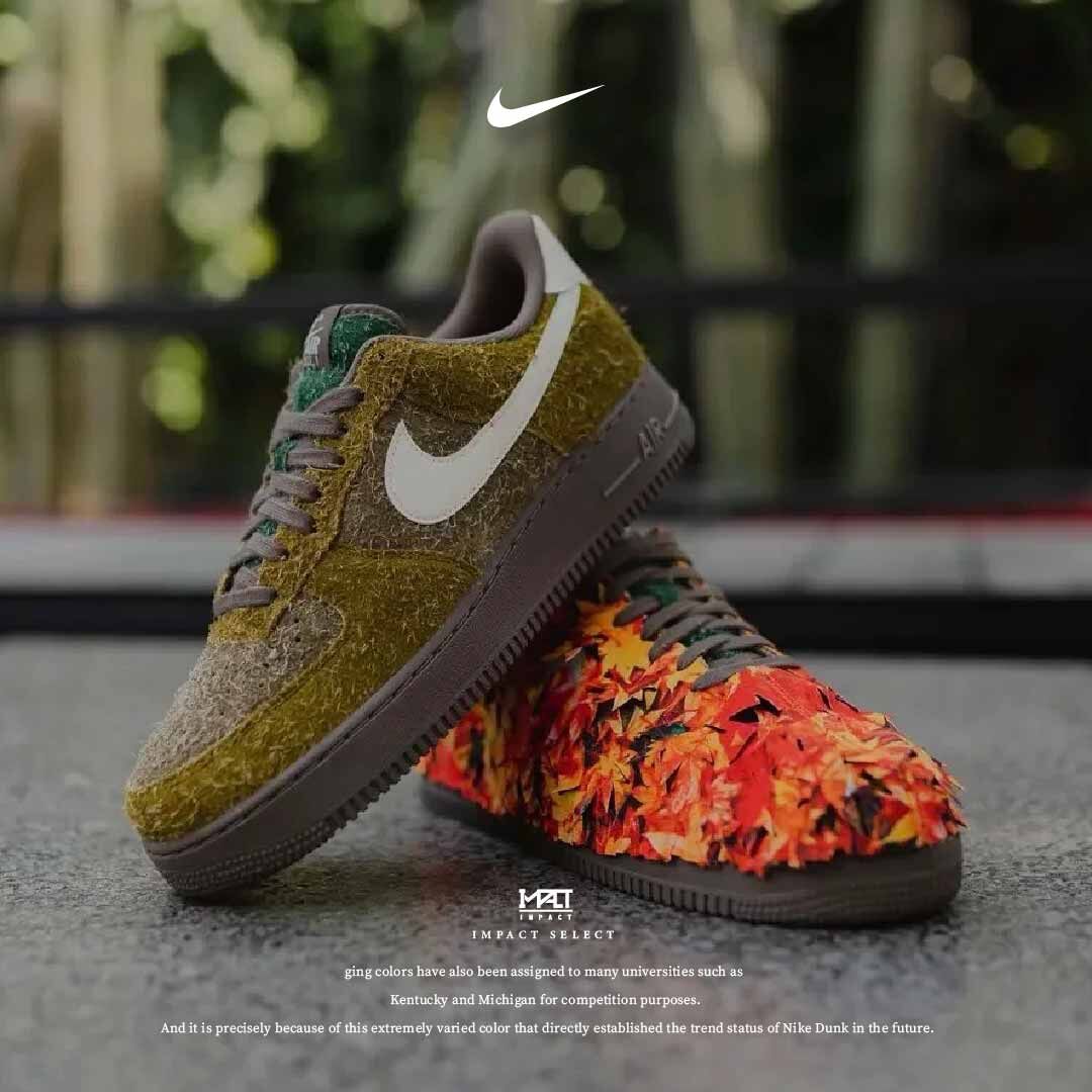Nike Air Force 1 楓葉 草地 青苔 可復原 撕撕樂 IM8062-368