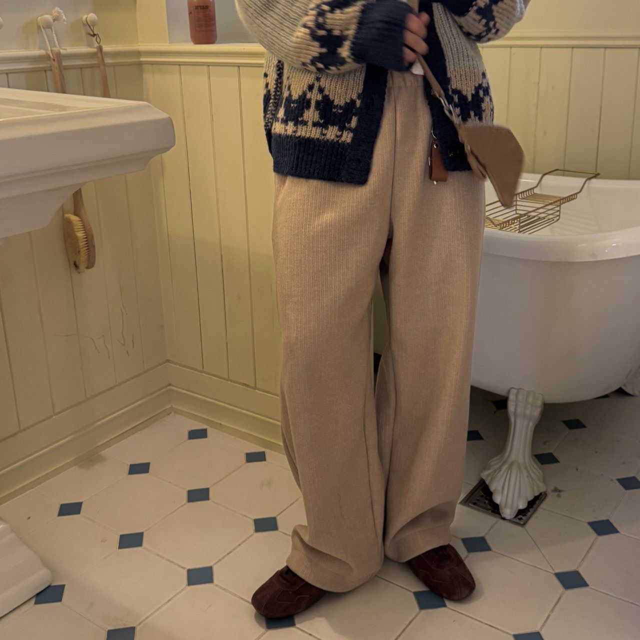 淨色鬆身褲 BY-454P