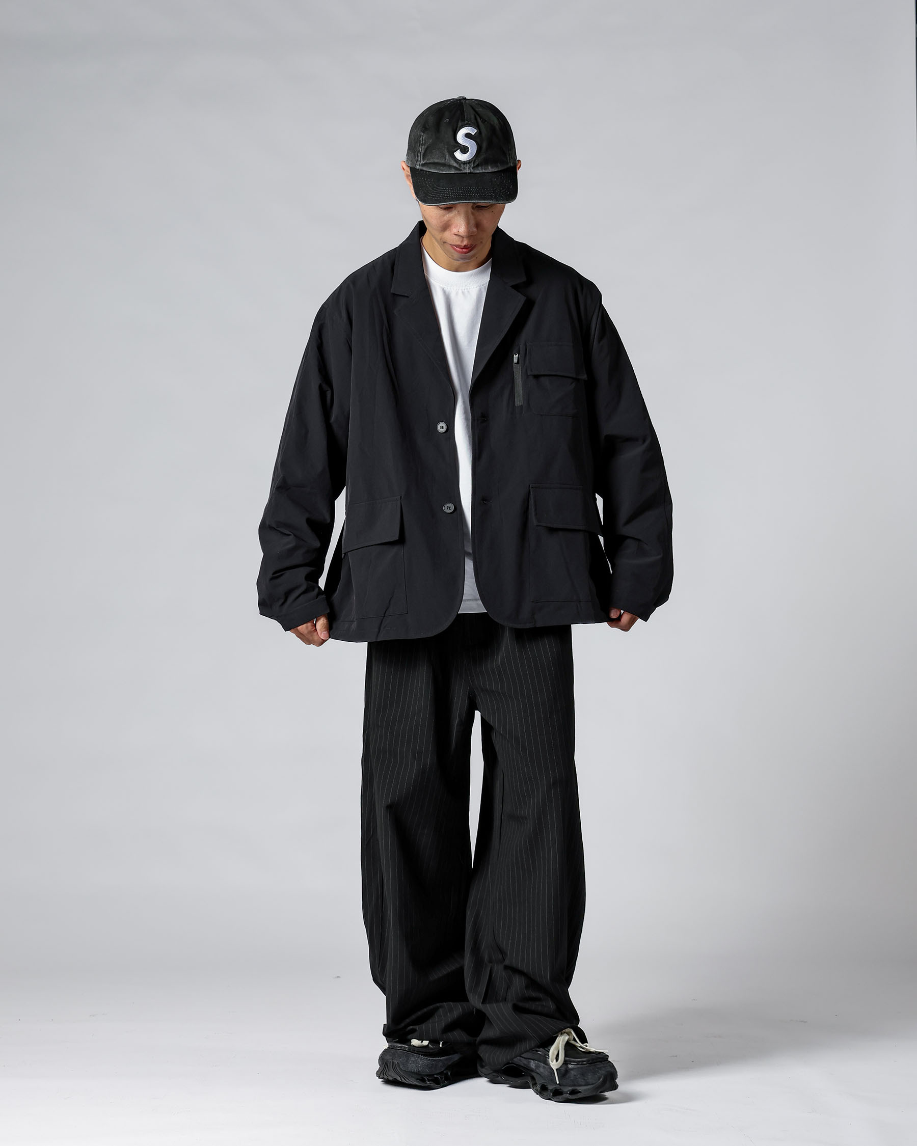 D.CLOSET 多口袋休閒西裝外套