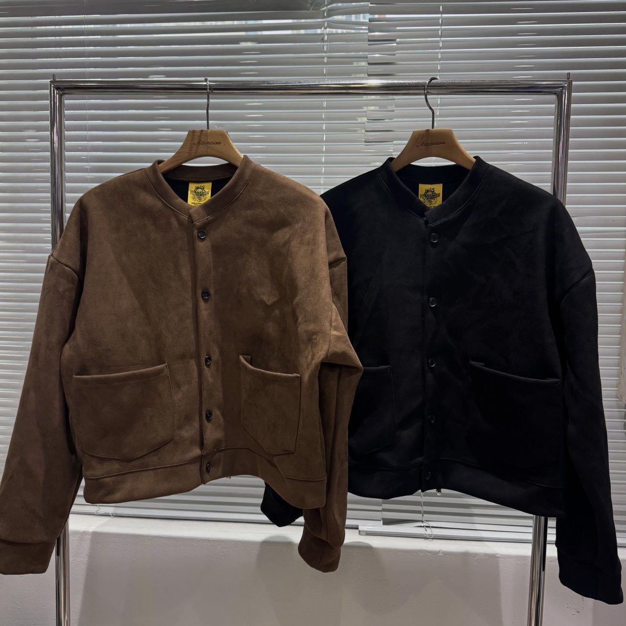 淨色開胸猄面褸 BY-457JK