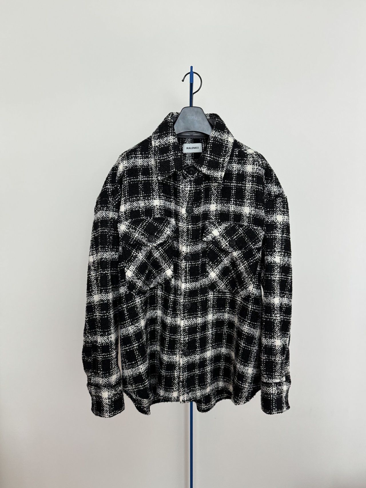 格仔長袖恤衫 MALENKII-186S