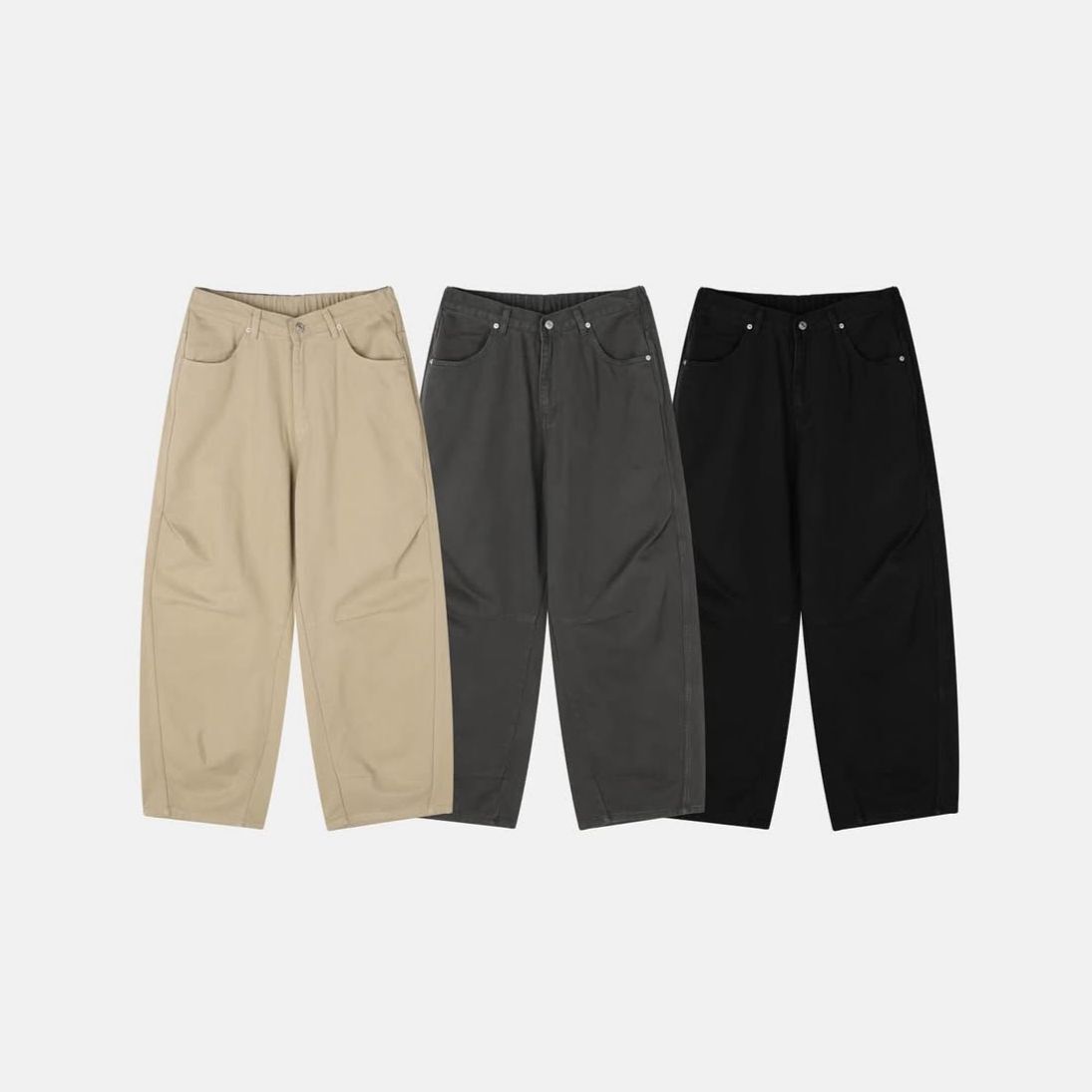 淨色鬆身褲 SENSES-005P