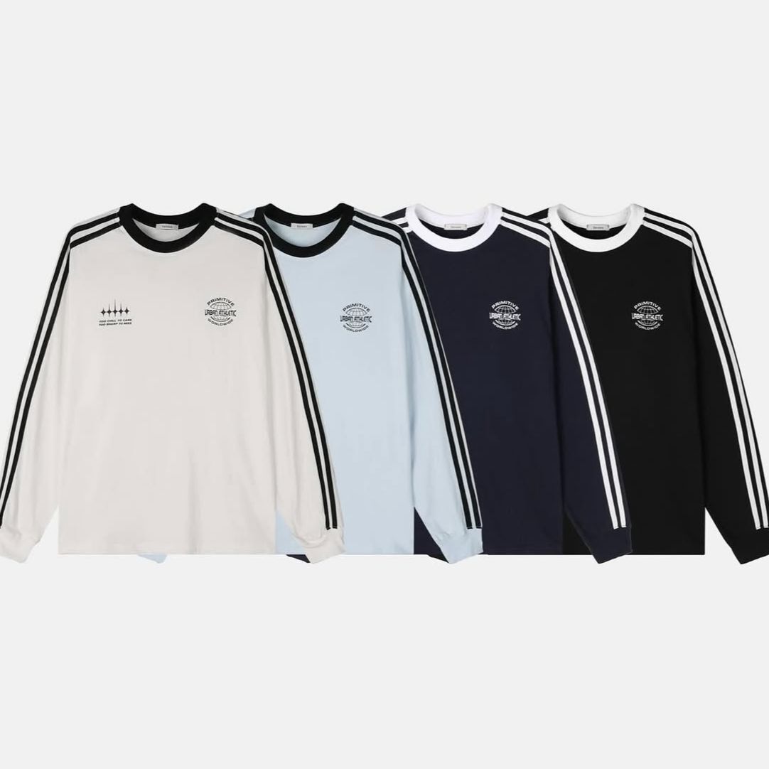 雙間英文字長袖衫 SENSES-006T