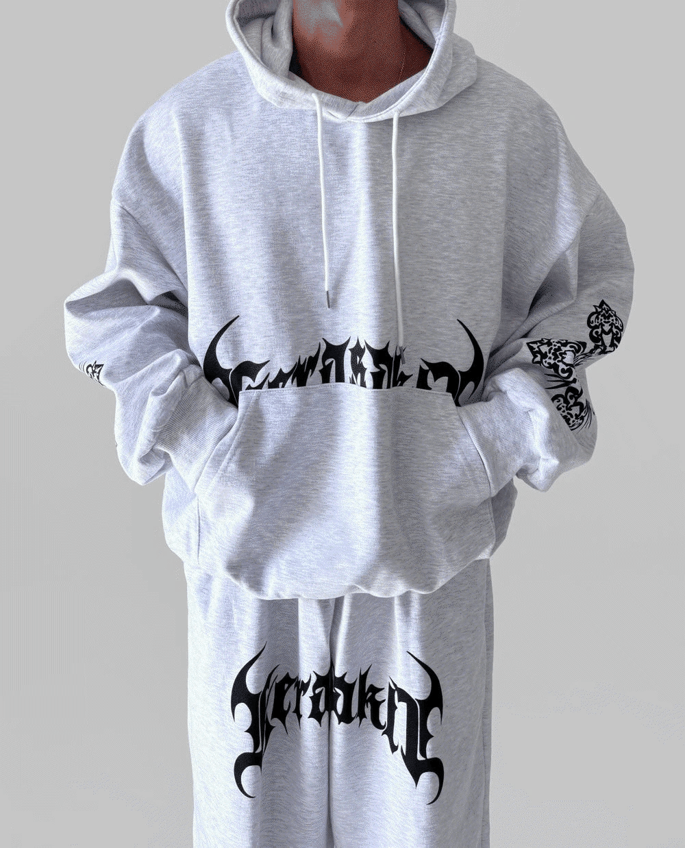 Wave 十字架連帽衫