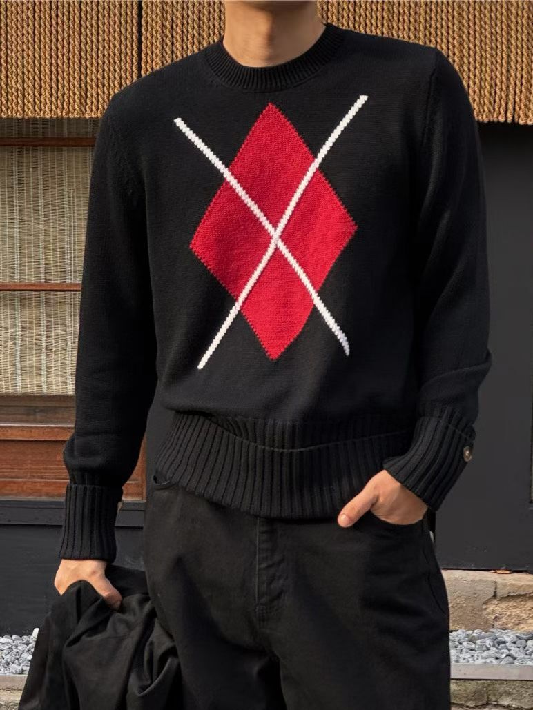 圖案針織衫 Vass-036T