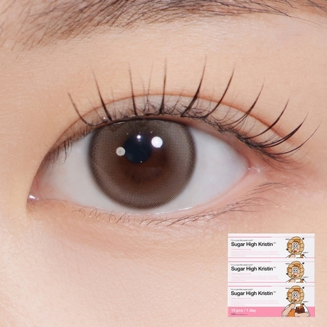 《韓國連線》HAPA KRISTIN SUGAR HIGH KRISTIN_1DAY (10P) ASH CHOCO_(2+1) 13.00mm