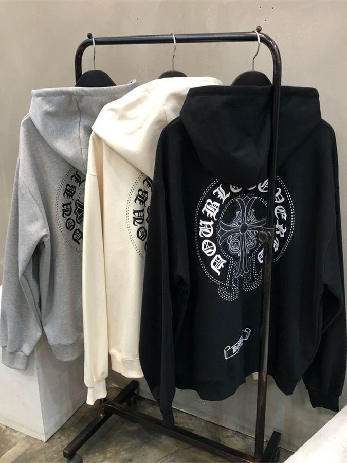 英文字圖案連帽拉鍊外套 Double-B-022JK