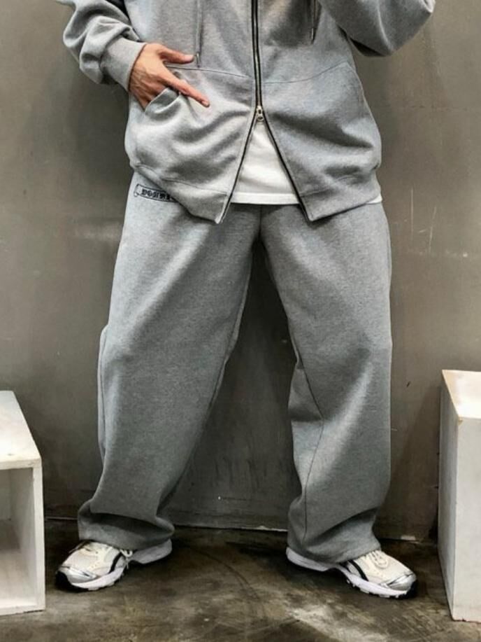 英文字可束腳運動褲 Double-B-023P