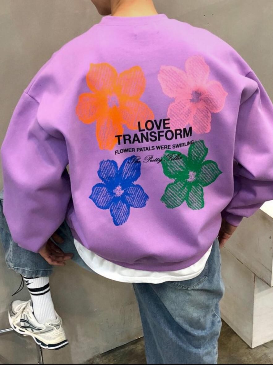 英文字圖案衛衣 Double-B-027T