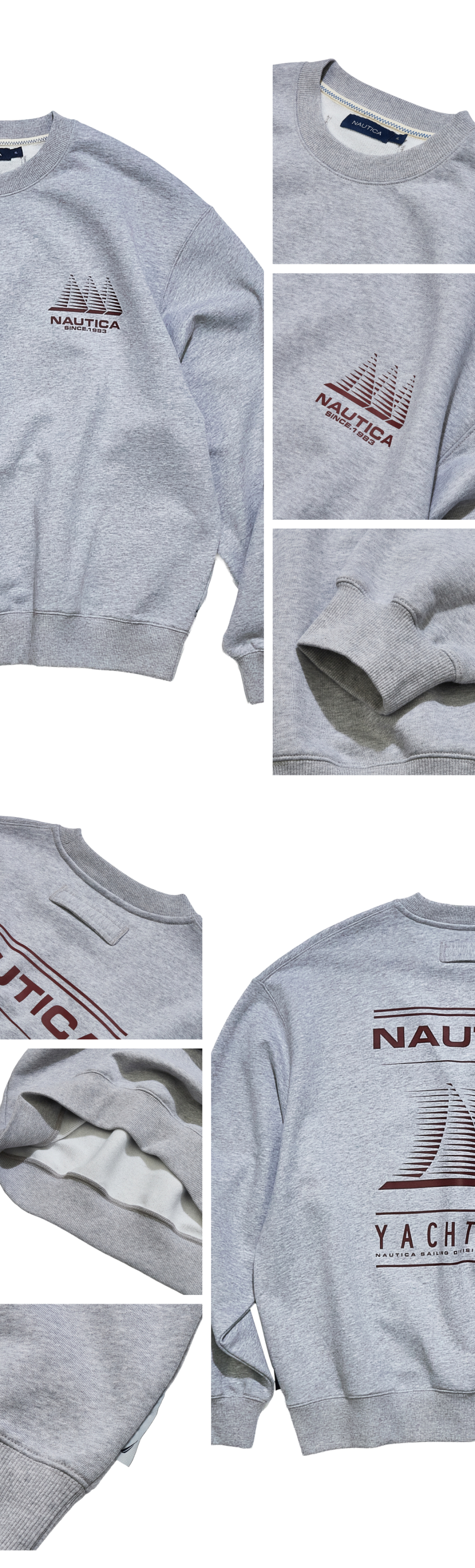 韓國 Nautica Sprint Poster Sweatshirts [466]